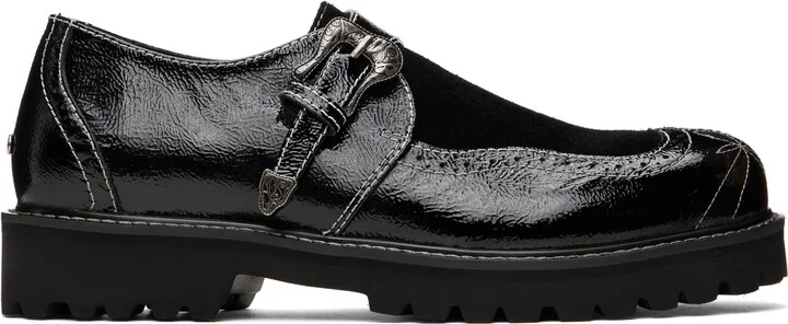 Andersson Bell Black Western Brogue Loafers