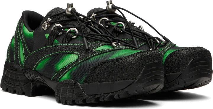 Andersson Bell Green & Black SFUMATURA Sneakers - Image 4