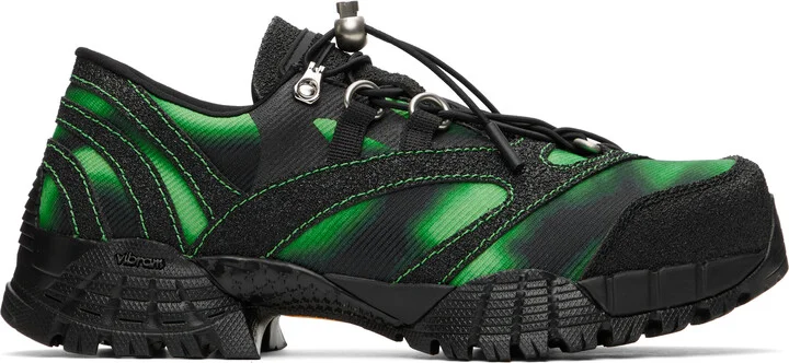 Andersson Bell Green & Black SFUMATURA Sneakers