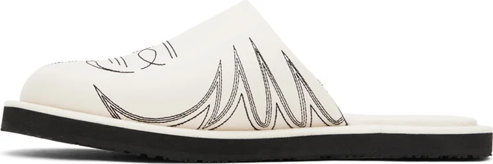 Andersson Bell Off-White Western Mules - Image 3