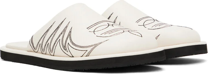 Andersson Bell Off-White Western Mules - Image 4