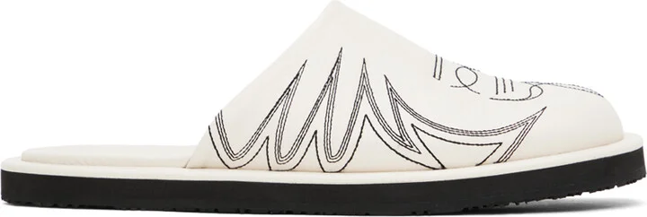 Andersson Bell Off-White Western Mules