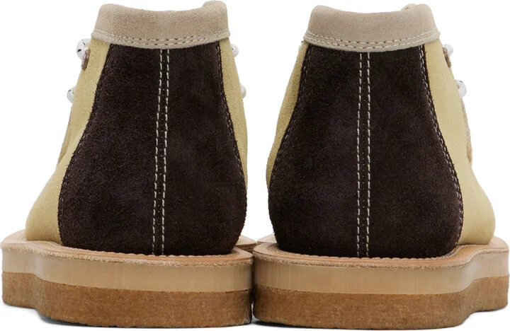 Andersson Bell White & Beige Credose Desert Boots - Image 2