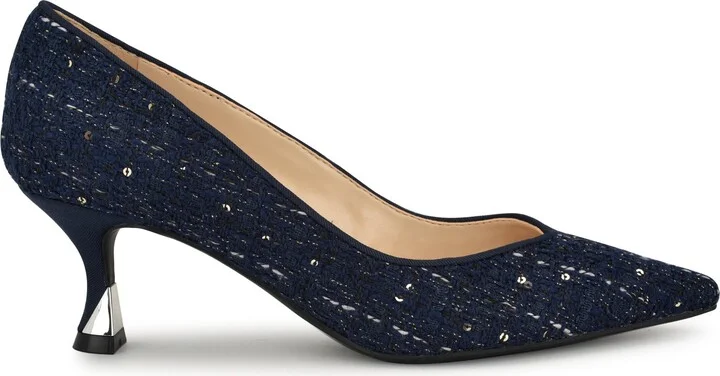 Andes Tweed Kitten Heel Pump - Image 4