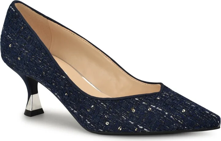 Andes Tweed Kitten Heel Pump