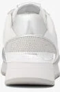 Andi Embellished Quilted Leather and Metallic Trainer - Image 5