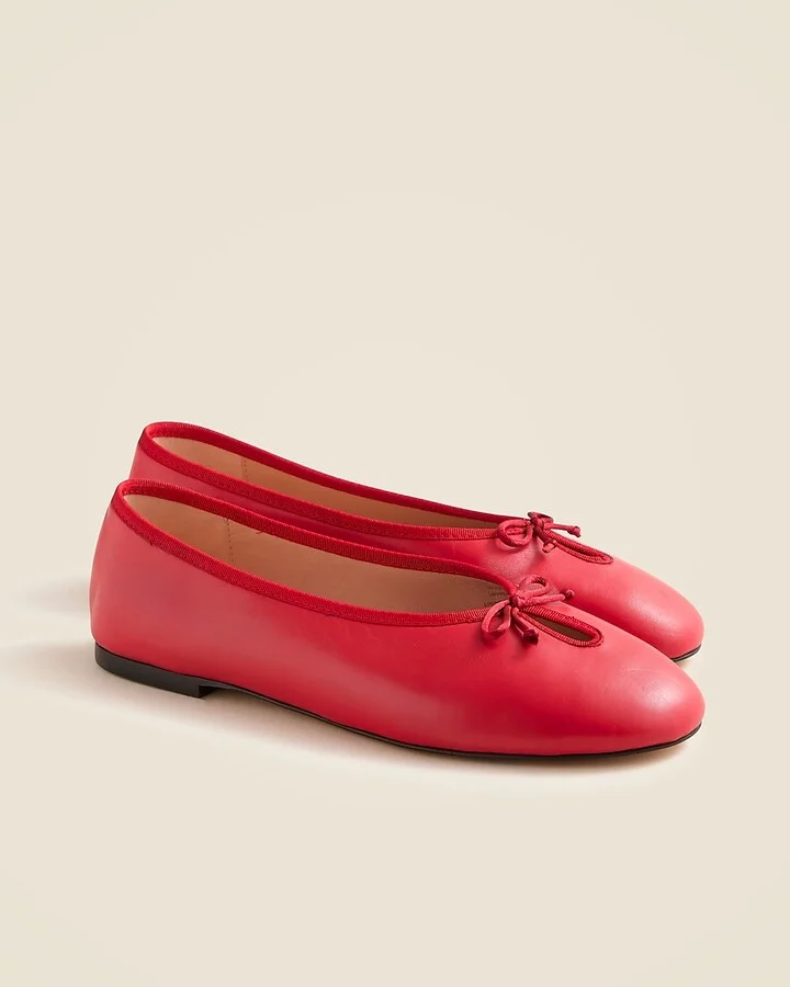 Andi keyhole ballet flats in leather - Image 3