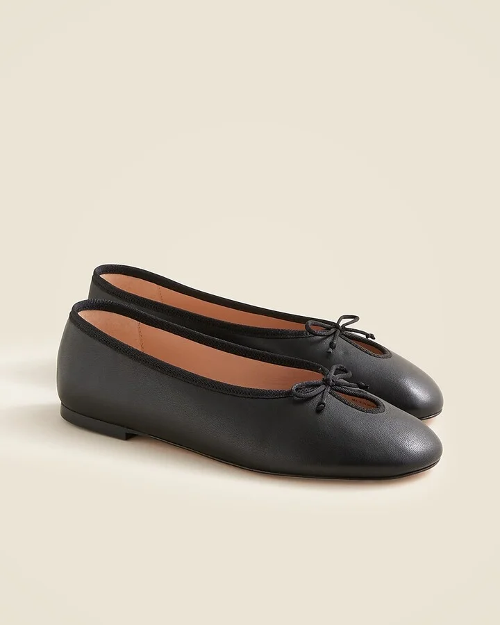 Andi keyhole ballet flats in leather - Image 4