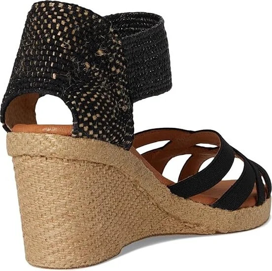 Andre Assous Adin Women's Wedge Shoes Black : 11 M, Leather - Image 4