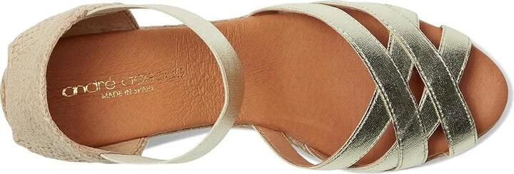 Andre Assous Adin Women's Wedge Shoes Platino : 10 M, Leather - Image 2