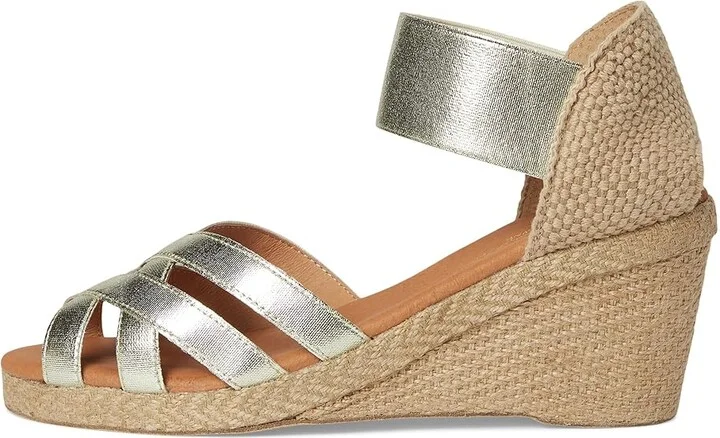 Andre Assous Adin Women's Wedge Shoes Platino : 10 M, Leather - Image 6