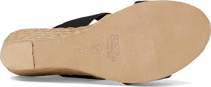 Andre Assous Allison Women's Shoes Black : 7 M, Textile - Image 4