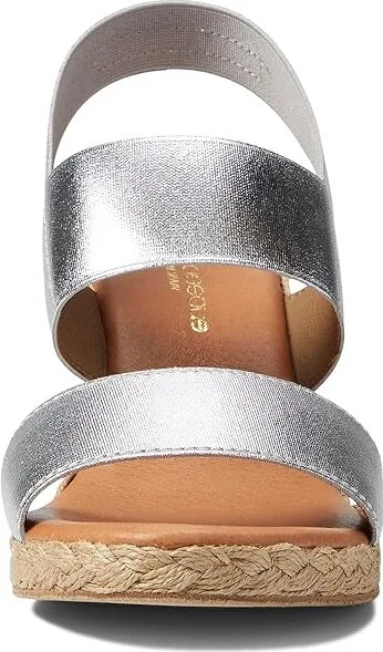 Andre Assous Allison Women's Shoes Silver : 6 M, Textile - Image 2