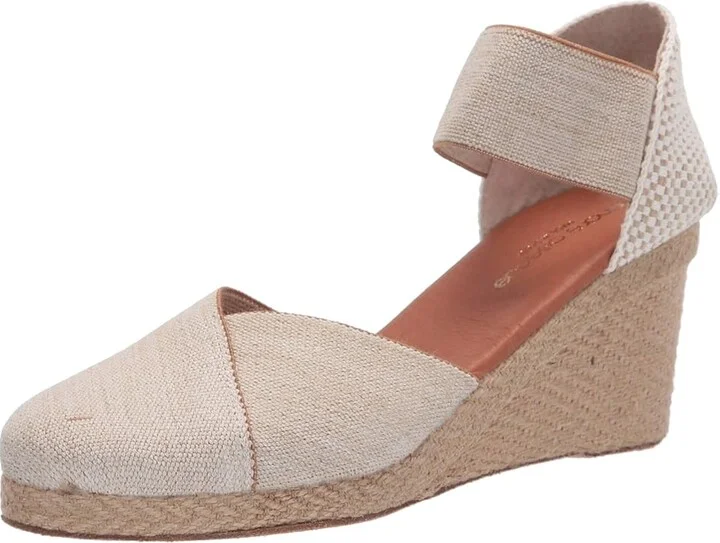 Andre Assous Anouka Women's Shoes Beige Linen : 10 M, Textile - Image 2