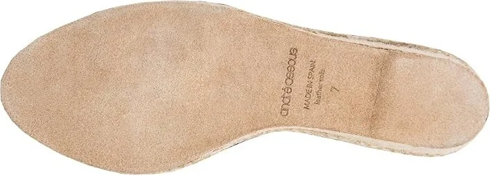 Andre Assous Anouka Women's Shoes Beige Linen : 10 M, Textile - Image 4