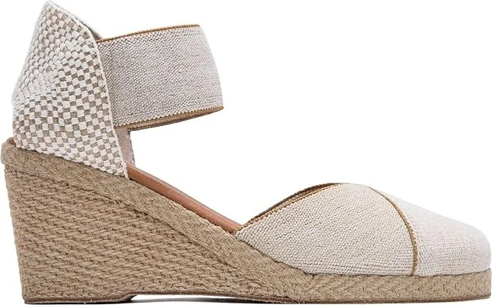 Andre Assous Anouka Women's Shoes Beige Linen : 10 M, Textile - Image 5