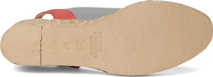 Andre Assous Aspen Women's Wedge Shoes Coral : 11 M, Leather - Image 3