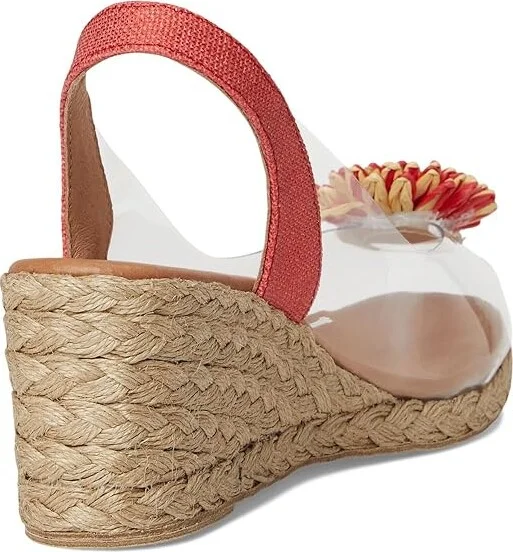 Andre Assous Aspen Women's Wedge Shoes Coral : 11 M, Leather - Image 4