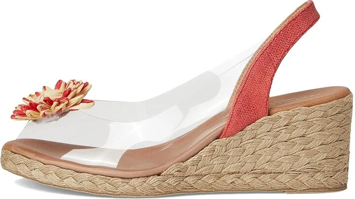 Andre Assous Aspen Women's Wedge Shoes Coral : 11 M, Leather - Image 6
