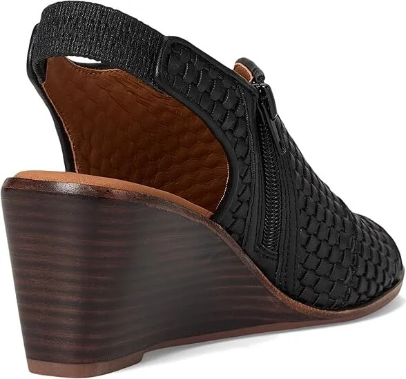 Andre Assous Belinda Women's Sandals Black Woven : 9.5 M, Suede - Image 4