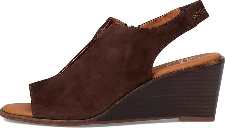 Andre Assous Belinda Women's Sandals Cocoa Powder : 8 M, Suede - Image 6
