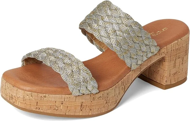 Andre Assous Cairo Women's Wedge Shoes Platino/Silver : 7 M, Leather - Image 5
