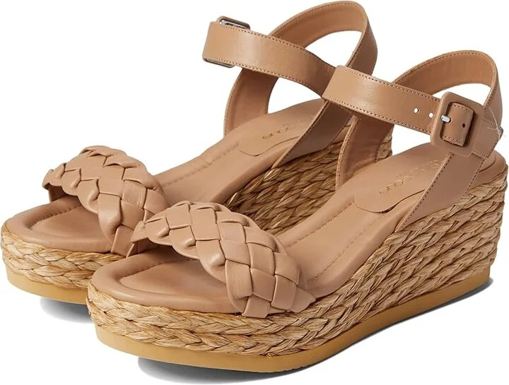 Andre Assous Cecilia Women's Sandals Beige/Khaki : 11 M, Leather