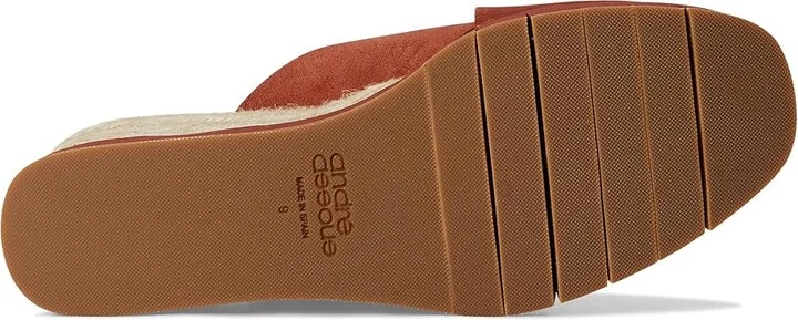 Andre Assous Filo Women's Wedge Shoes Brick : 10 M, Leather - Image 3