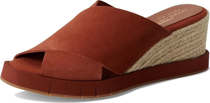 Andre Assous Filo Women's Wedge Shoes Brick : 10 M, Leather - Image 5