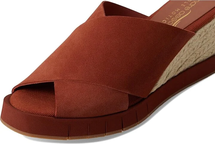Andre Assous Filo Women's Wedge Shoes Brick : 10 M, Leather - Image 7