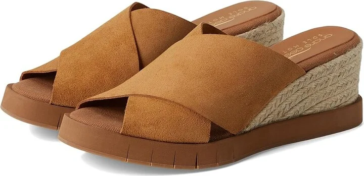 Andre Assous Filo Women's Wedge Shoes Cuero : 9 M, Leather