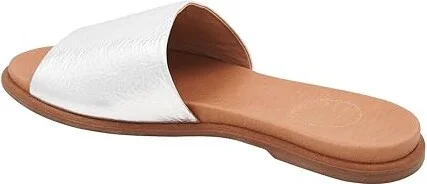 Andre Assous Fran Women's Sandals Silver : 5 M, Leather - Image 4