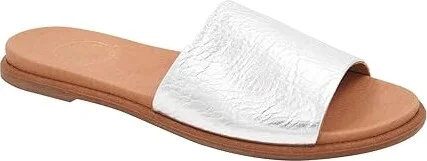 Andre Assous Fran Women's Sandals Silver : 5 M, Leather