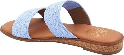 Andre Assous Galia Women's Sandals Blue : 7 M, Leather - Image 4