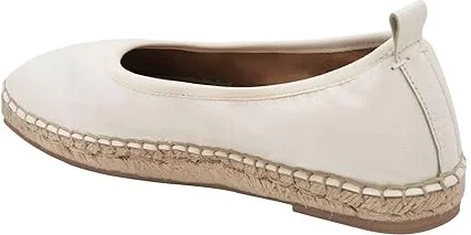 Andre Assous Geneva Women's Flat Shoes Ivory : 10 M, Leather - Image 4