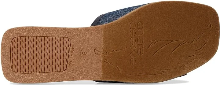 Andre Assous Kiky Women's Sandals Navy : 10 M, Textile - Image 3