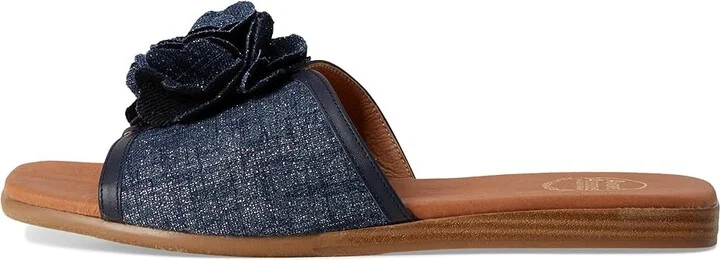 Andre Assous Kiky Women's Sandals Navy : 10 M, Textile - Image 6