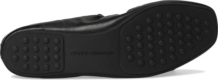Andre Assous Lennon Women's Flat Shoes Black : 8.5 M, Leather/Rubber - Image 3