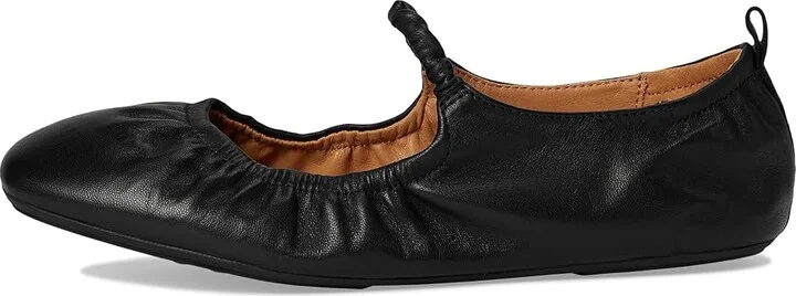 Andre Assous Lennon Women's Flat Shoes Black : 8.5 M, Leather/Rubber - Image 6