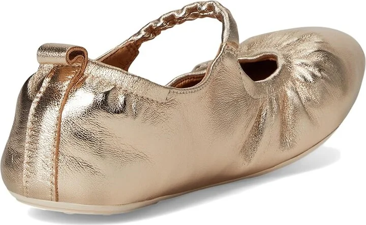 Andre Assous Lennon Women's Flat Shoes Old Gold : 11 M, Leather/Rubber - Image 4