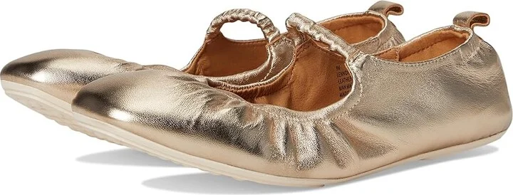 Andre Assous Lennon Women's Flat Shoes Old Gold : 11 M, Leather/Rubber