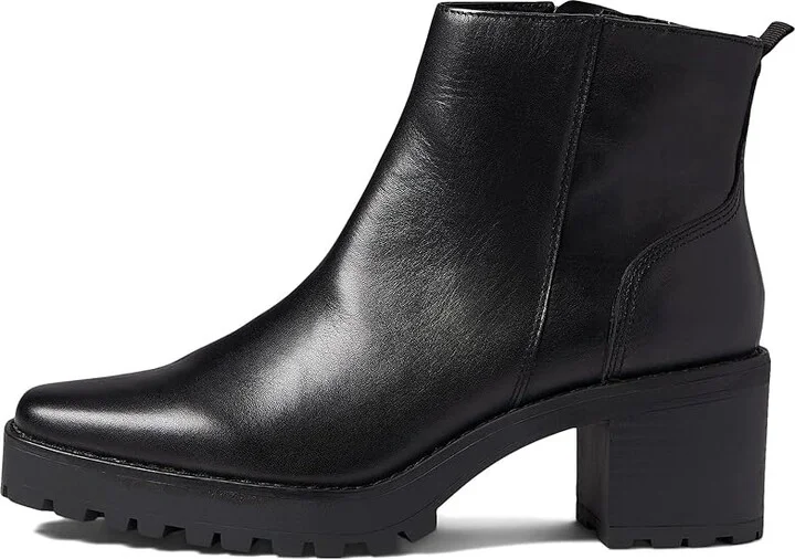 Andre Assous Milla Bootie Women's Shoes Black 1 : 9.5 M, Leather - Image 5