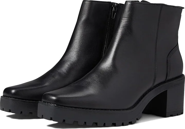 Andre Assous Milla Bootie Women's Shoes Black 1 : 9.5 M, Leather