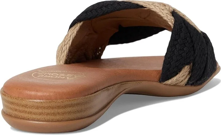 Andre Assous Nahala Featherweight Flat Sandal Women's Sandals Black/Natural : 8 M - Image 4