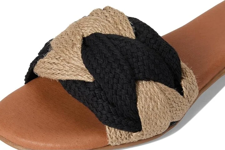 Andre Assous Nahala Featherweight Flat Sandal Women's Sandals Black/Natural : 8 M - Image 7