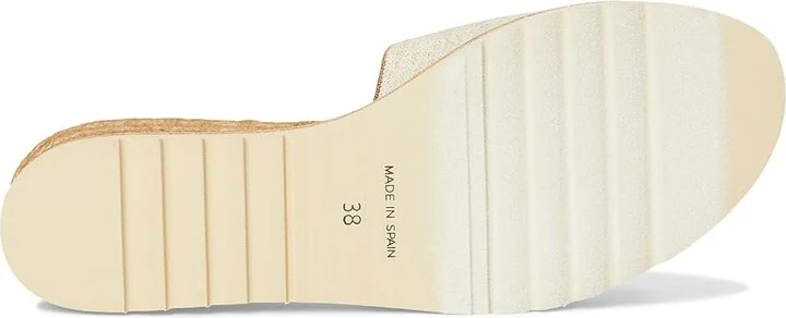 Andre Assous Nessie Women's Sandals Beige Linen : 6 M, Textile - Image 3