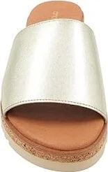 Andre Assous Nessie Women's Sandals Platino : 7 M, Textile - Image 5