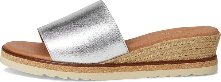 Andre Assous Nessie Women's Sandals Silver : 5 M, Textile - Image 6