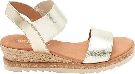 Andre Assous Neveah Women's Shoes Platino : 7 M, Leather/Textile - Image 6