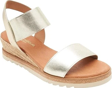 Andre Assous Neveah Women's Shoes Platino : 7 M, Leather/Textile